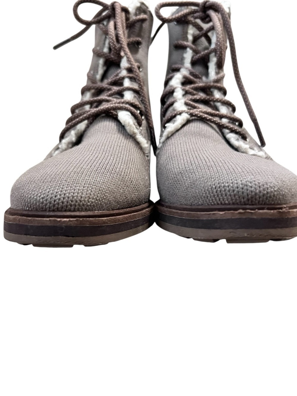 The Cozy Laced Lug Boot, Water-Resistant Merino in - Picture 4 of 13